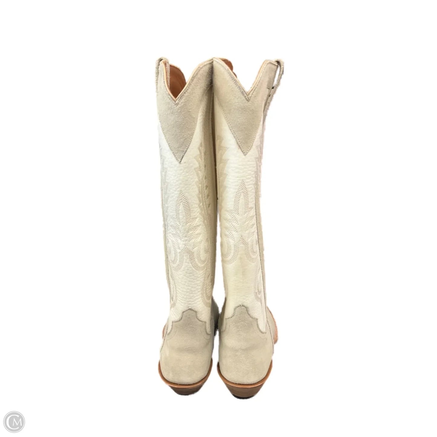Boots Western By Clothes Mentor In Cream, Size: 8