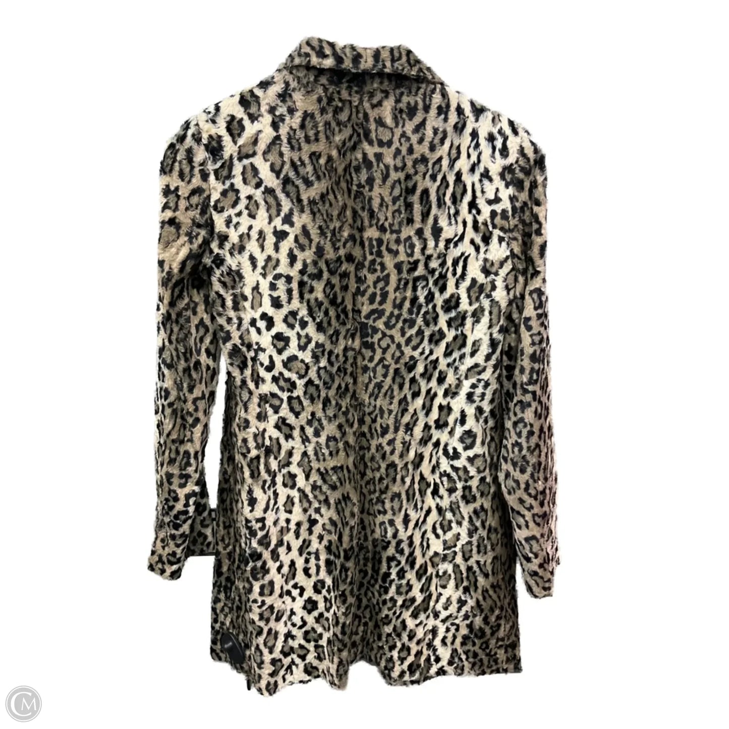 Jacket Faux Fur & Sherpa By Etcetra In Animal Print, Size: Xs