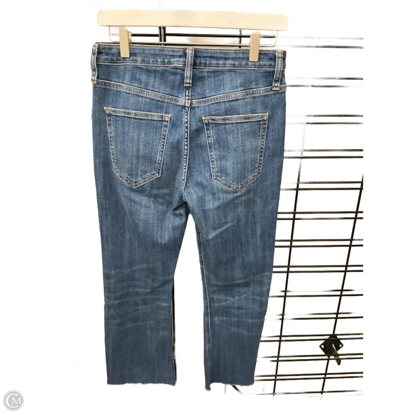 Jeans Flared By J. Crew In Blue Denim, Size: 0p