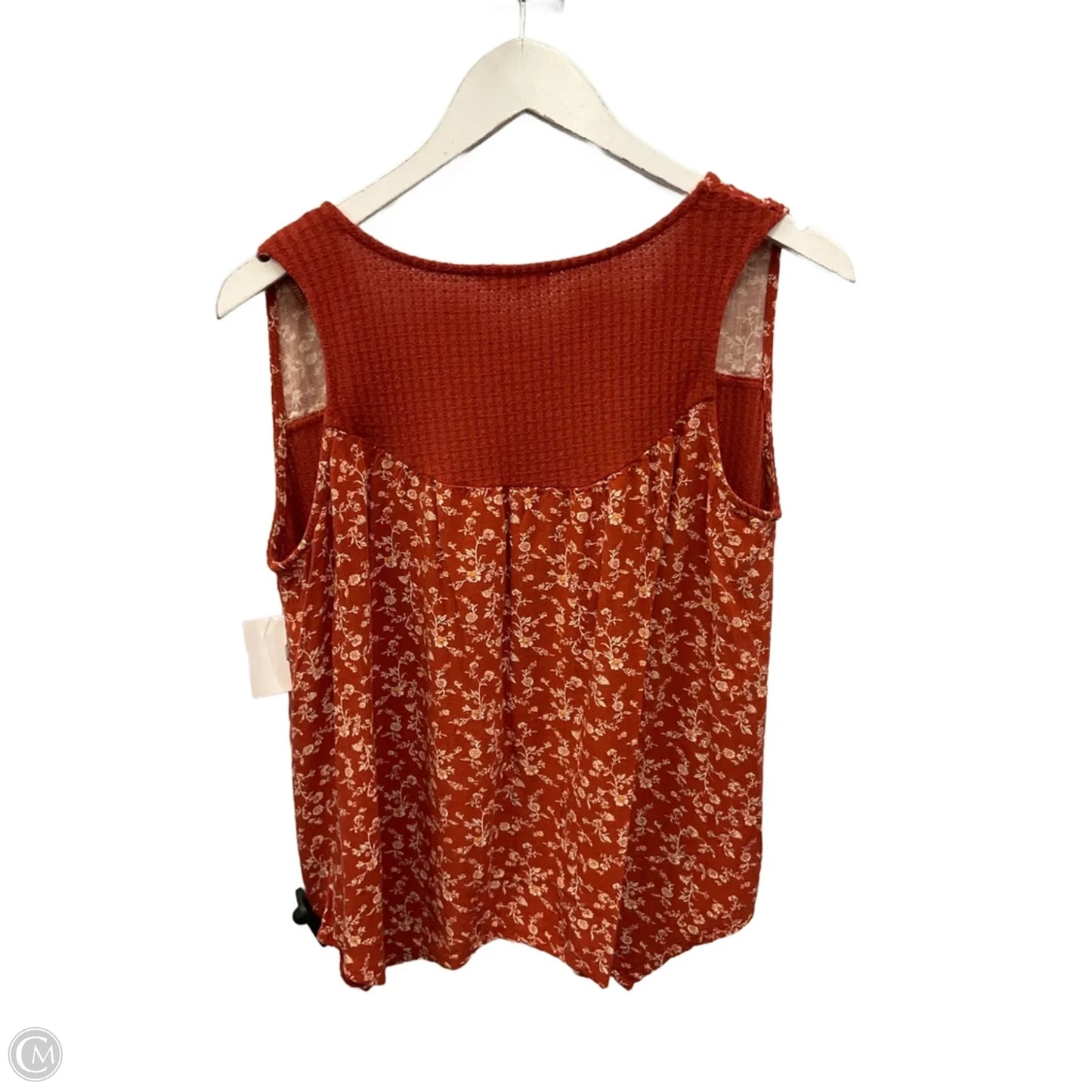 Top Sleeveless By Maurices In Orange, Size: M