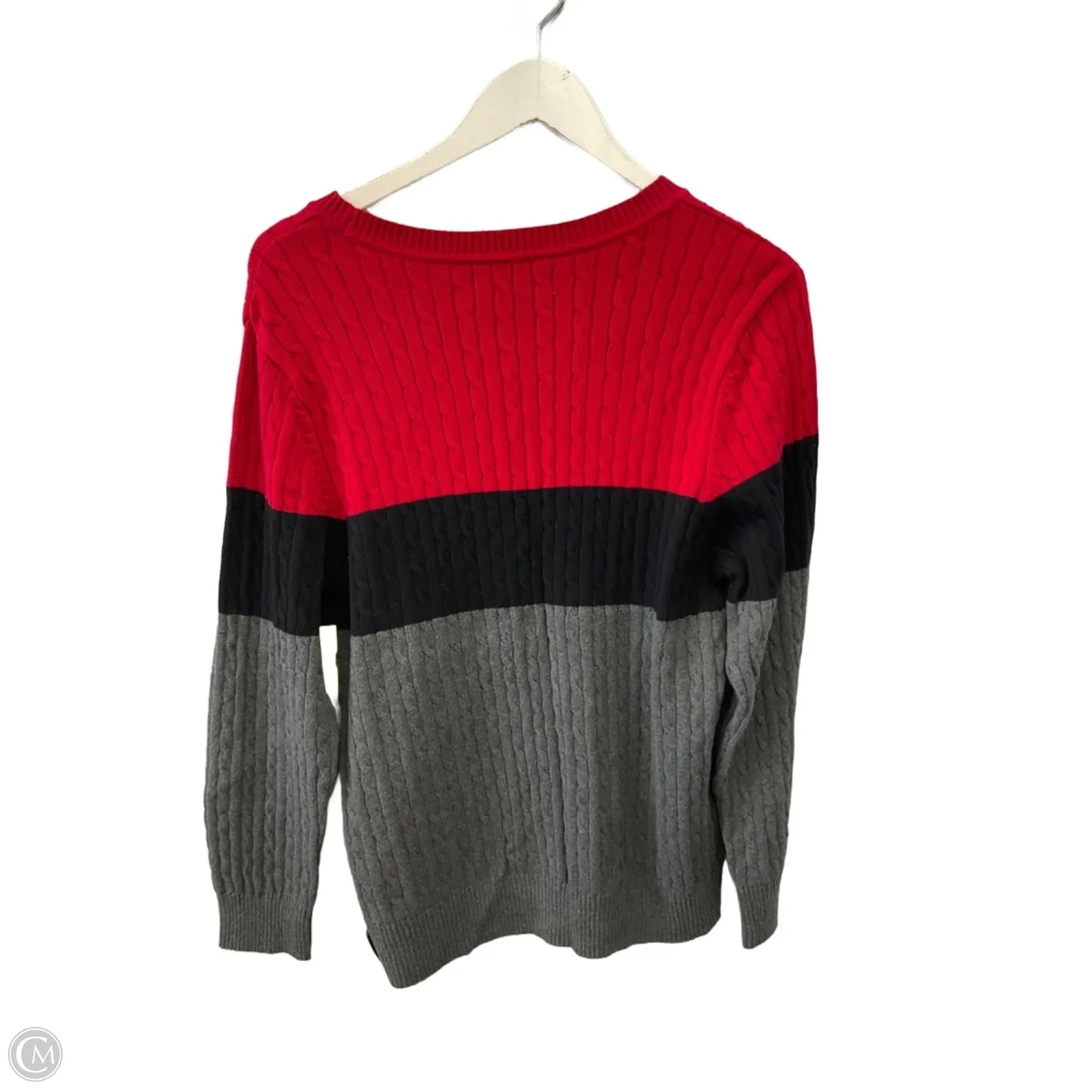 Sweater By Karen Scott In Red, Size: Xl