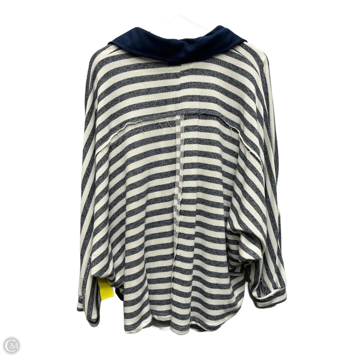 Sweatshirt Collar By Bucketlist In Navy, Size: M