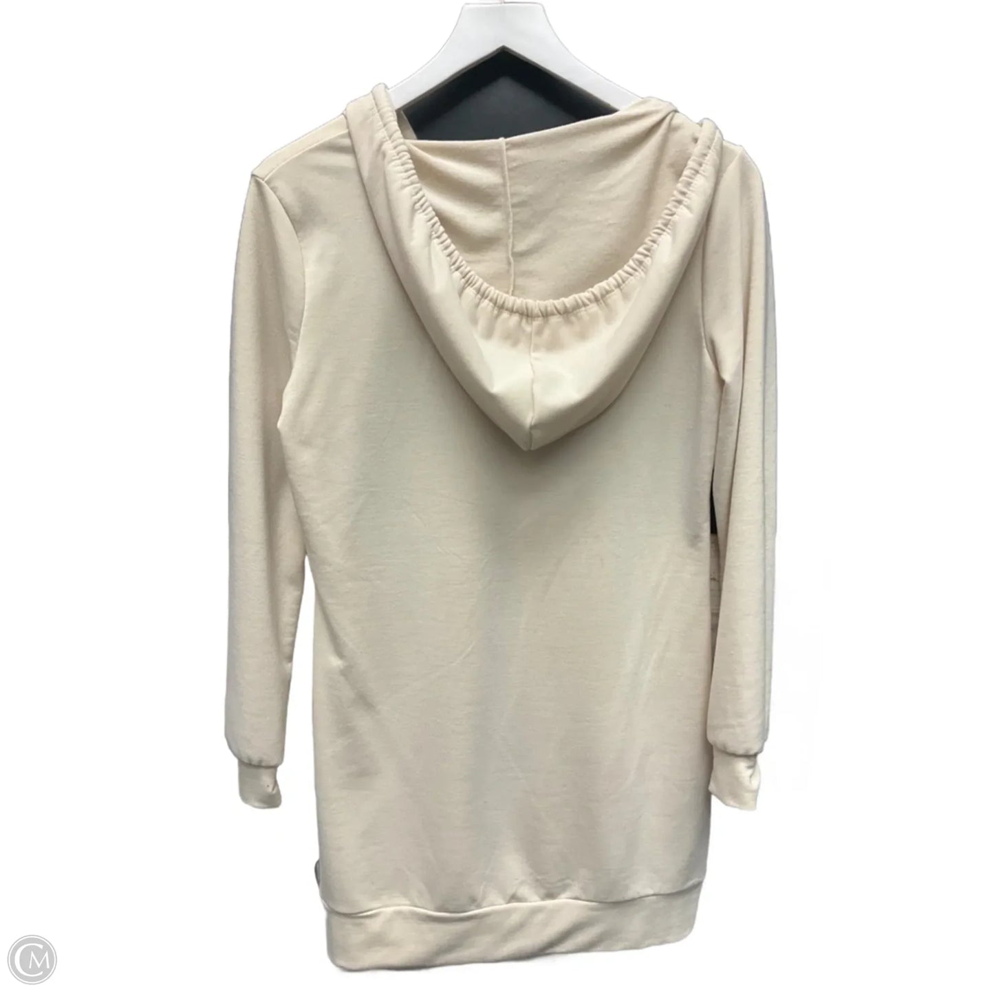 Tunic Long Sleeve By Clothes Mentor In Cream, Size: S