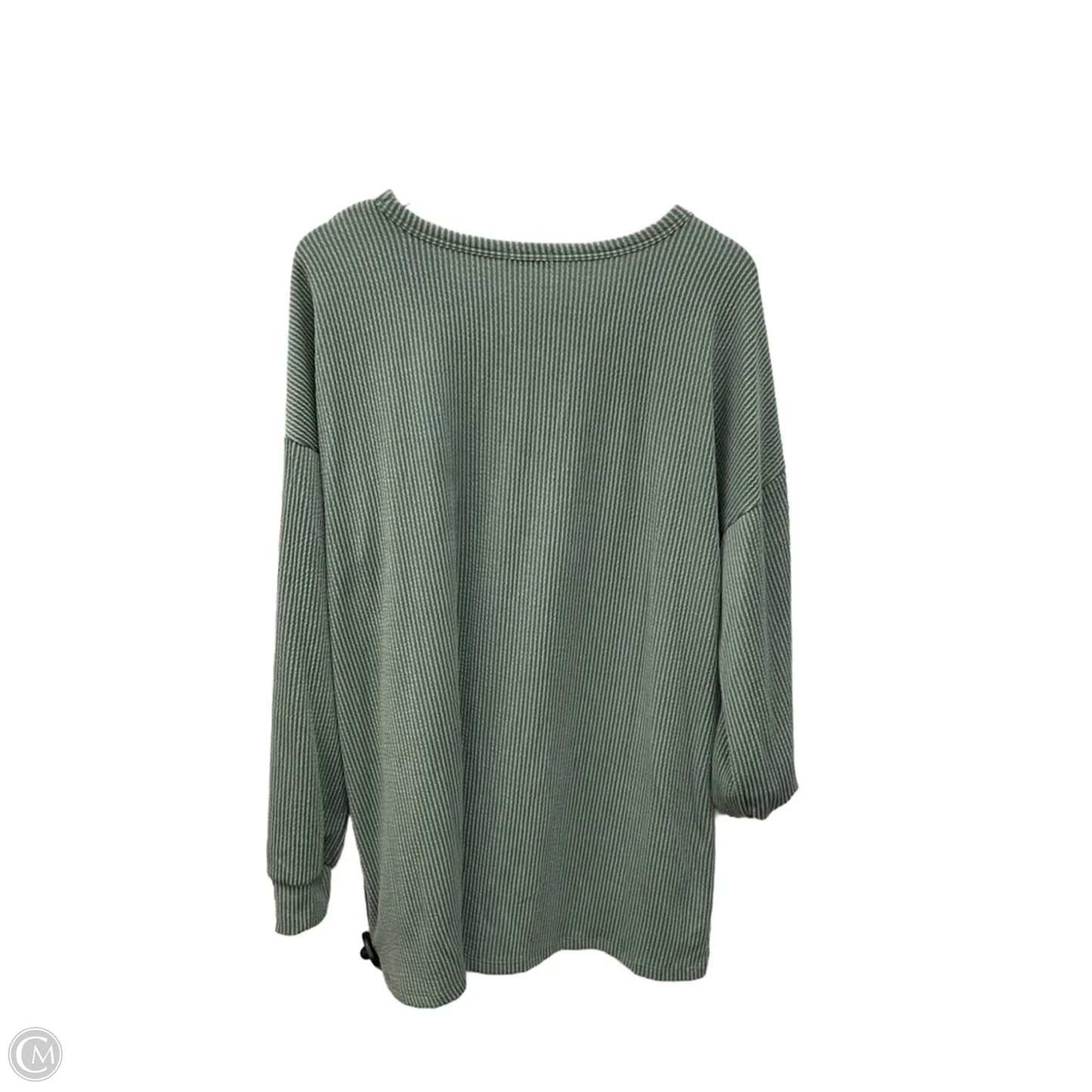 Top Long Sleeve By Heimish Usa In Green, Size: 3x