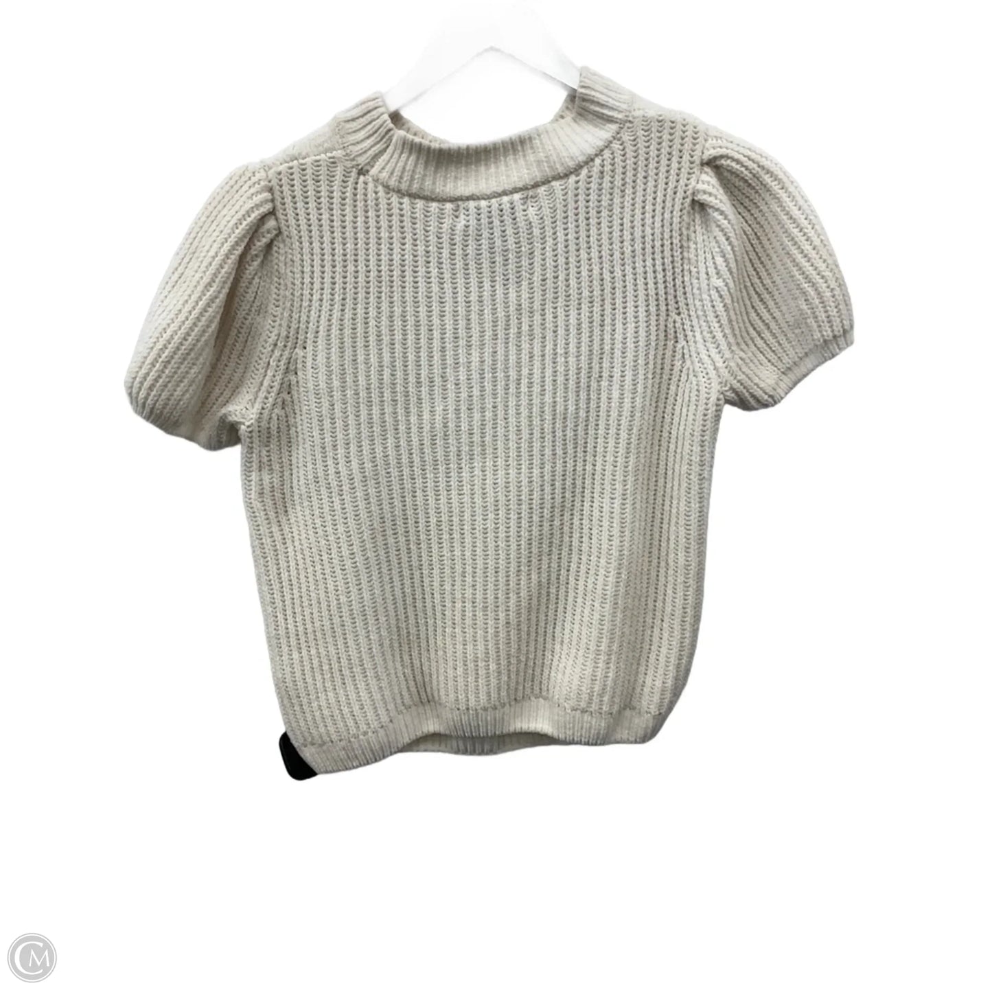 Sweater Short Sleeve By Rachel Zoe In Cream, Size: S