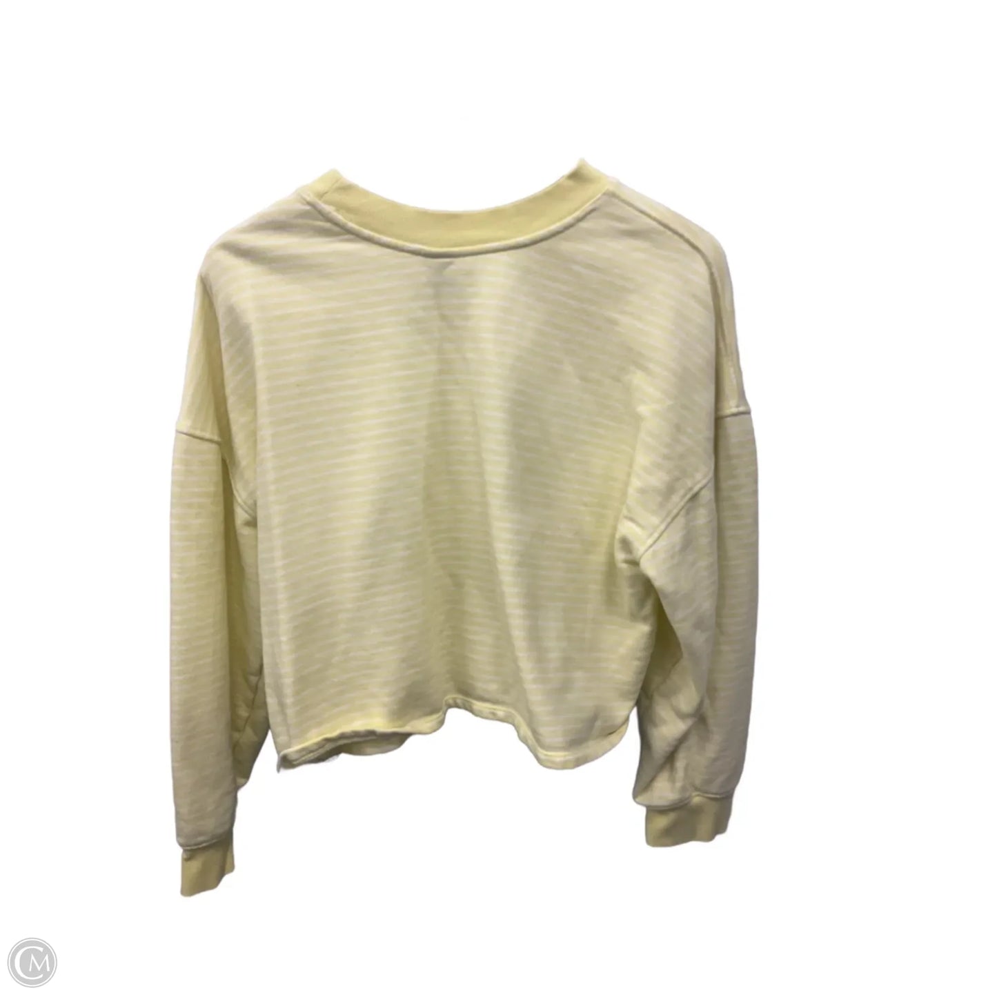 Sweatshirt Crewneck By Wild Fable In Yellow, Size: L