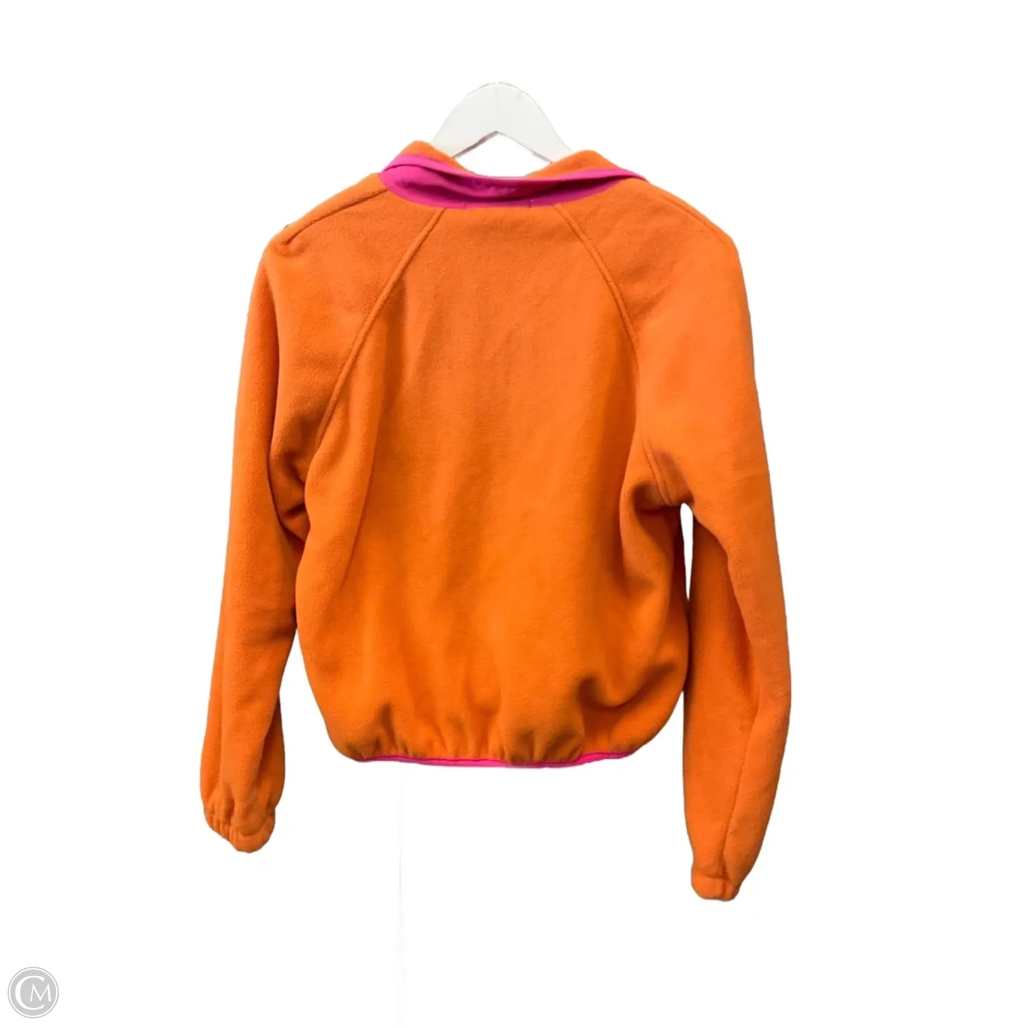 Sweatshirt Collar By Hippie Rose In Orange & Pink, Size: S