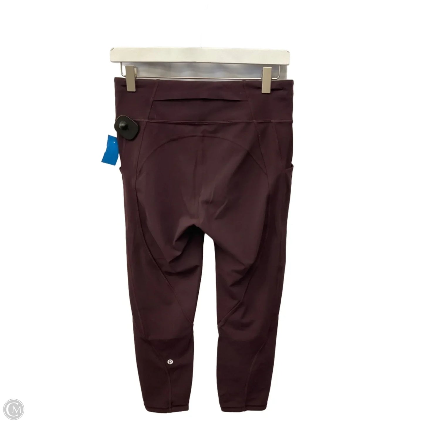 Athletic Capris By Lululemon In Purple, Size: 8