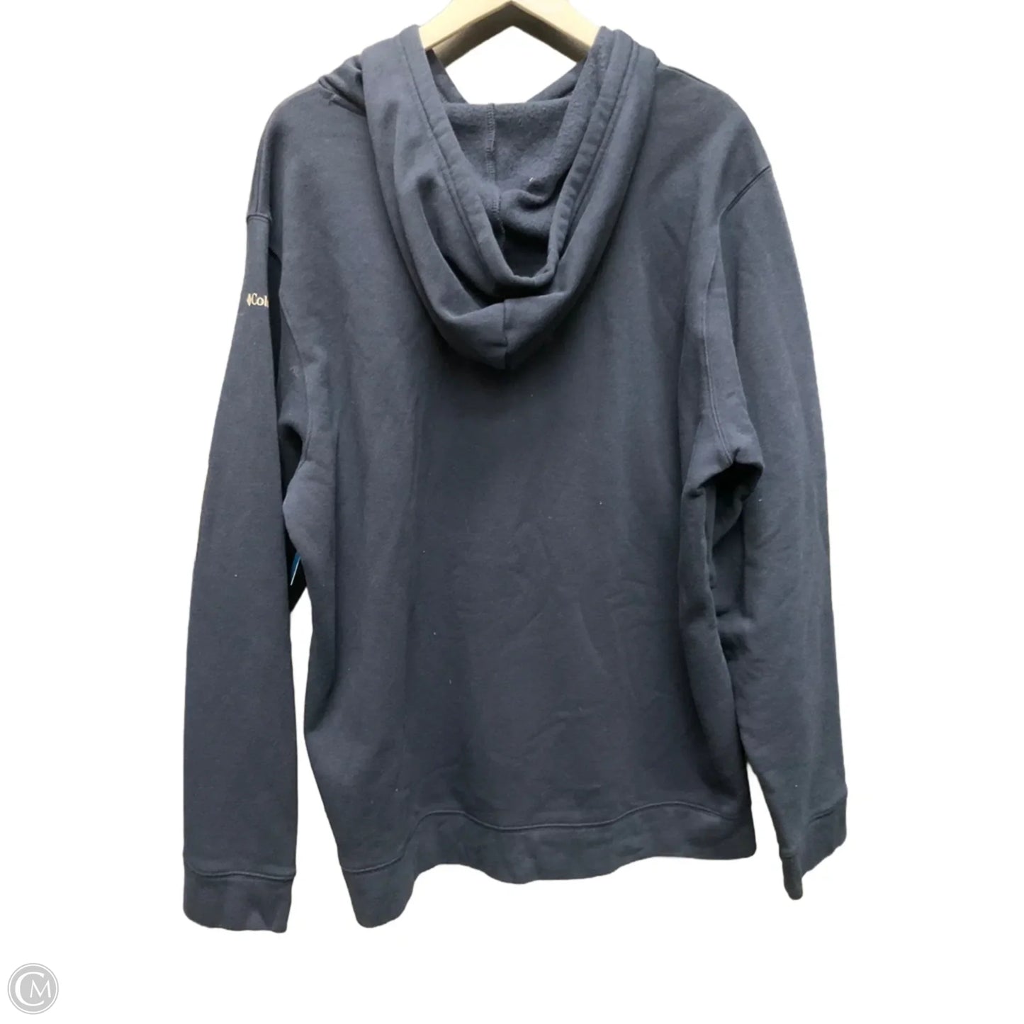 Athletic Sweatshirt Hoodie By Columbia In Navy, Size: Xl