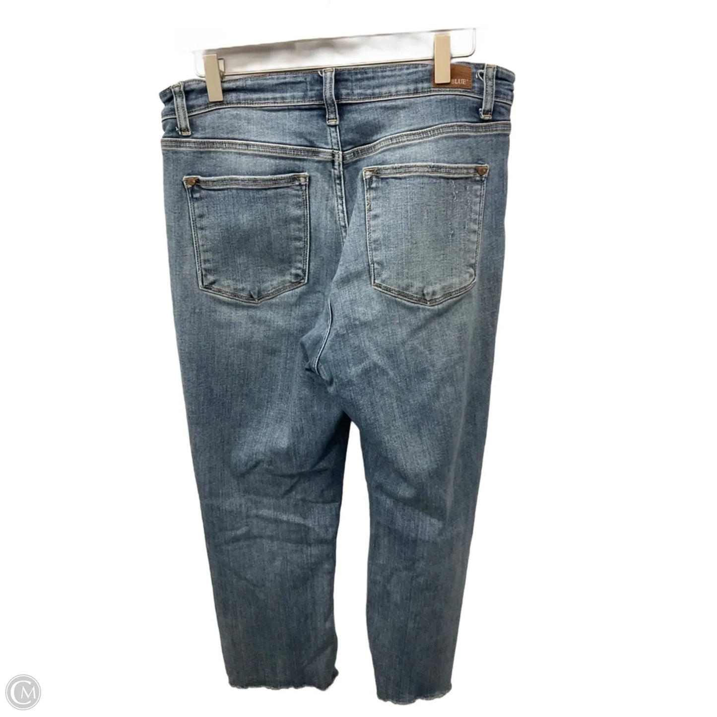 Jeans Straight By Judy Blue In Blue Denim, Size: 12