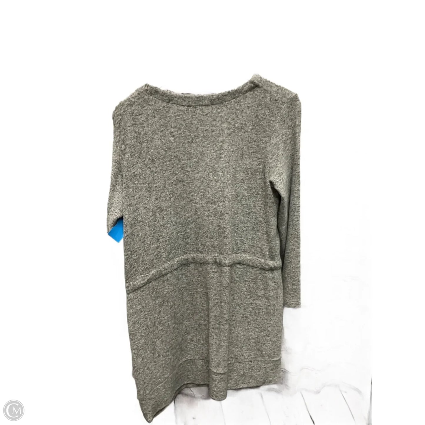 Tunic Long Sleeve By Clothes Mentor In Grey, Size: S