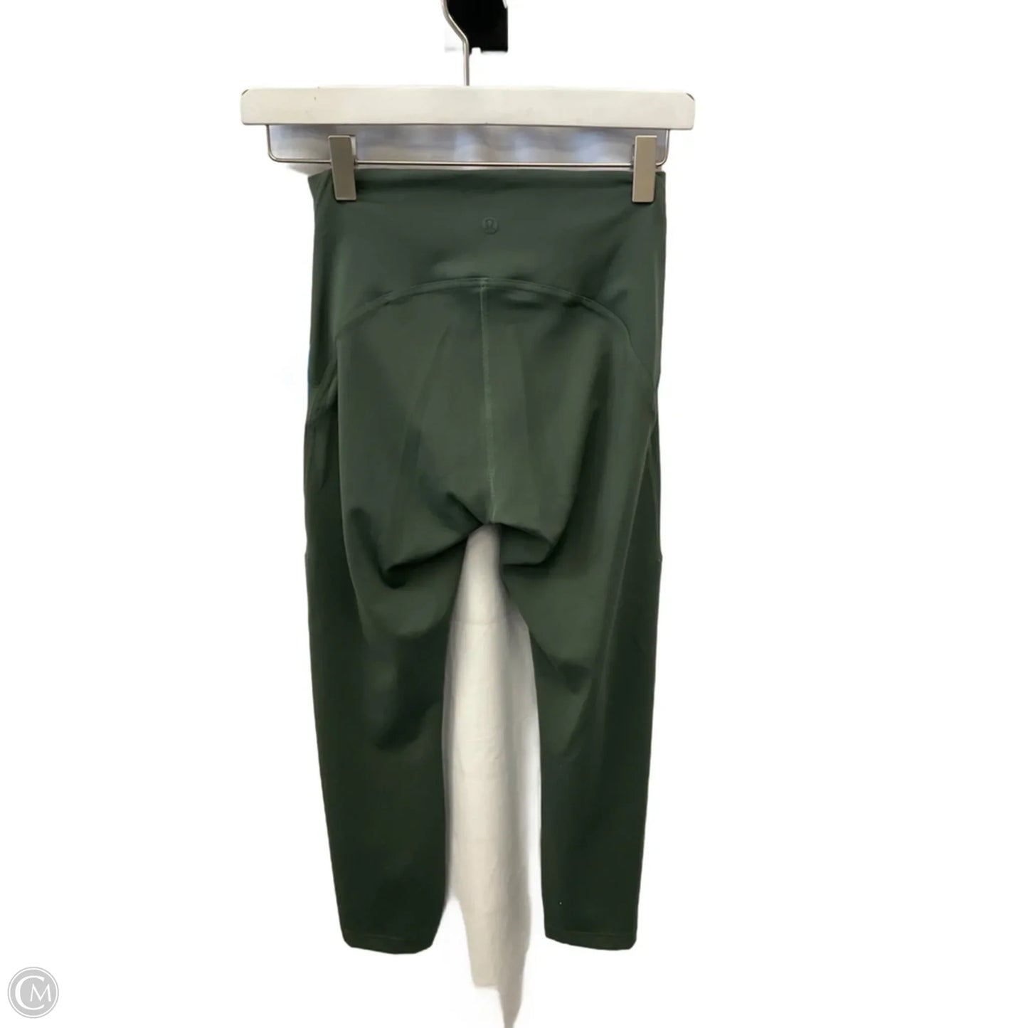 Athletic Capris By Lululemon In Green, Size: 4