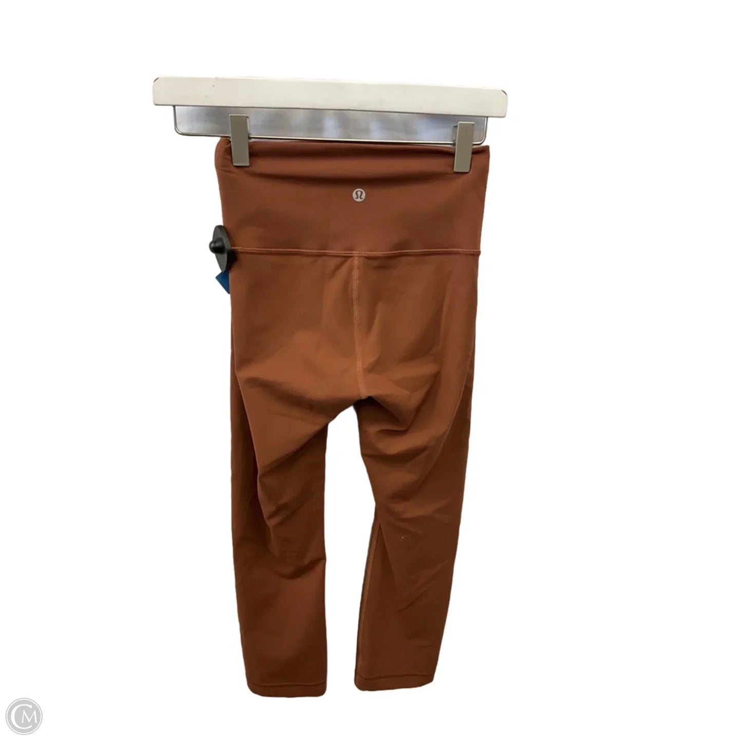 Athletic Capris By Lululemon In Orange, Size: 4