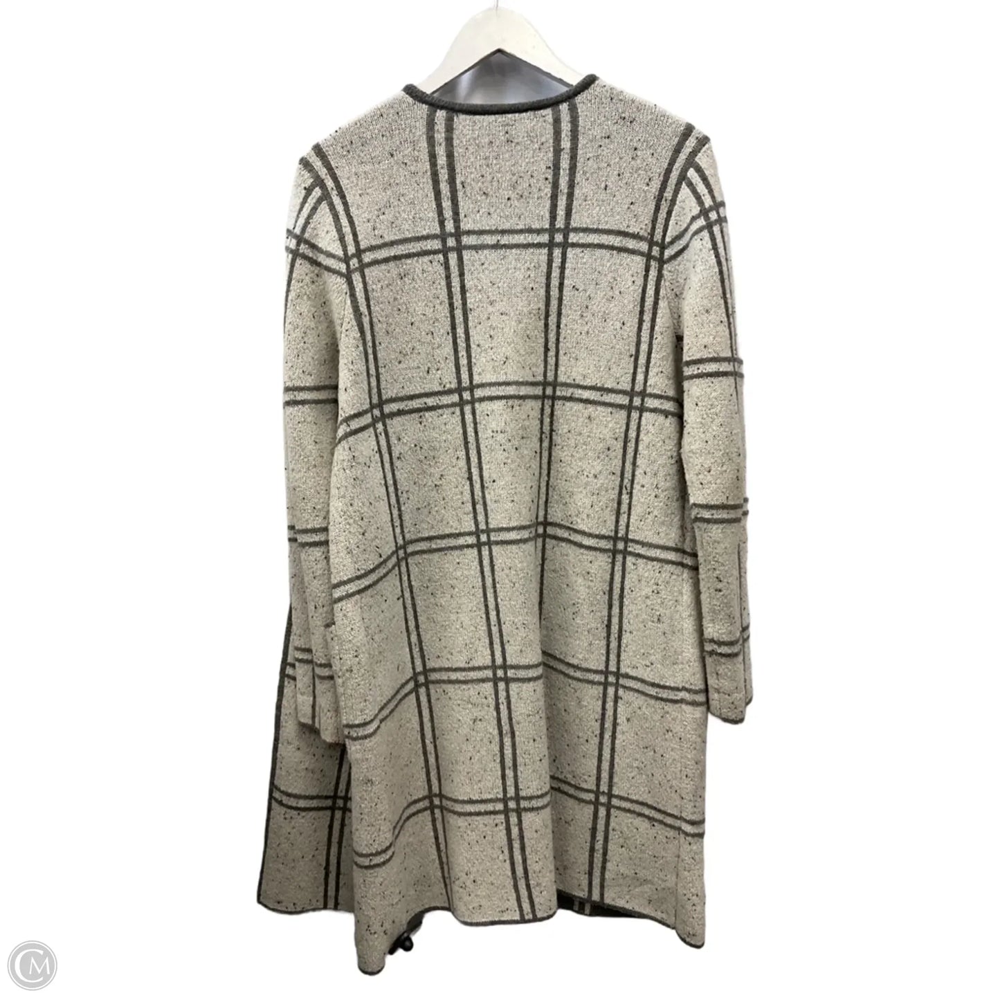 Sweater Cardigan By Apt 9 In Grey, Size: M