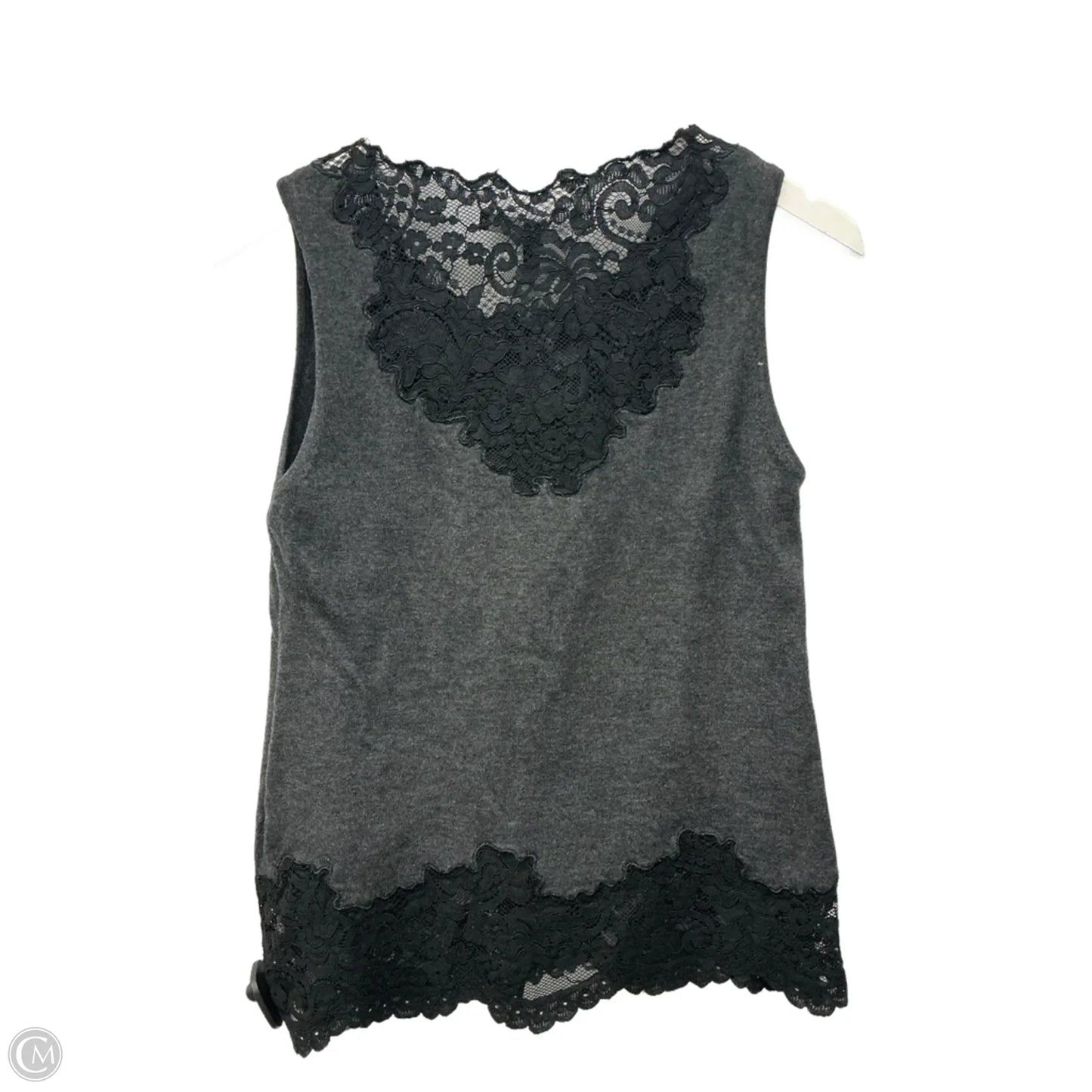 Top Sleeveless By White House Black Market In Black & Grey, Size: S