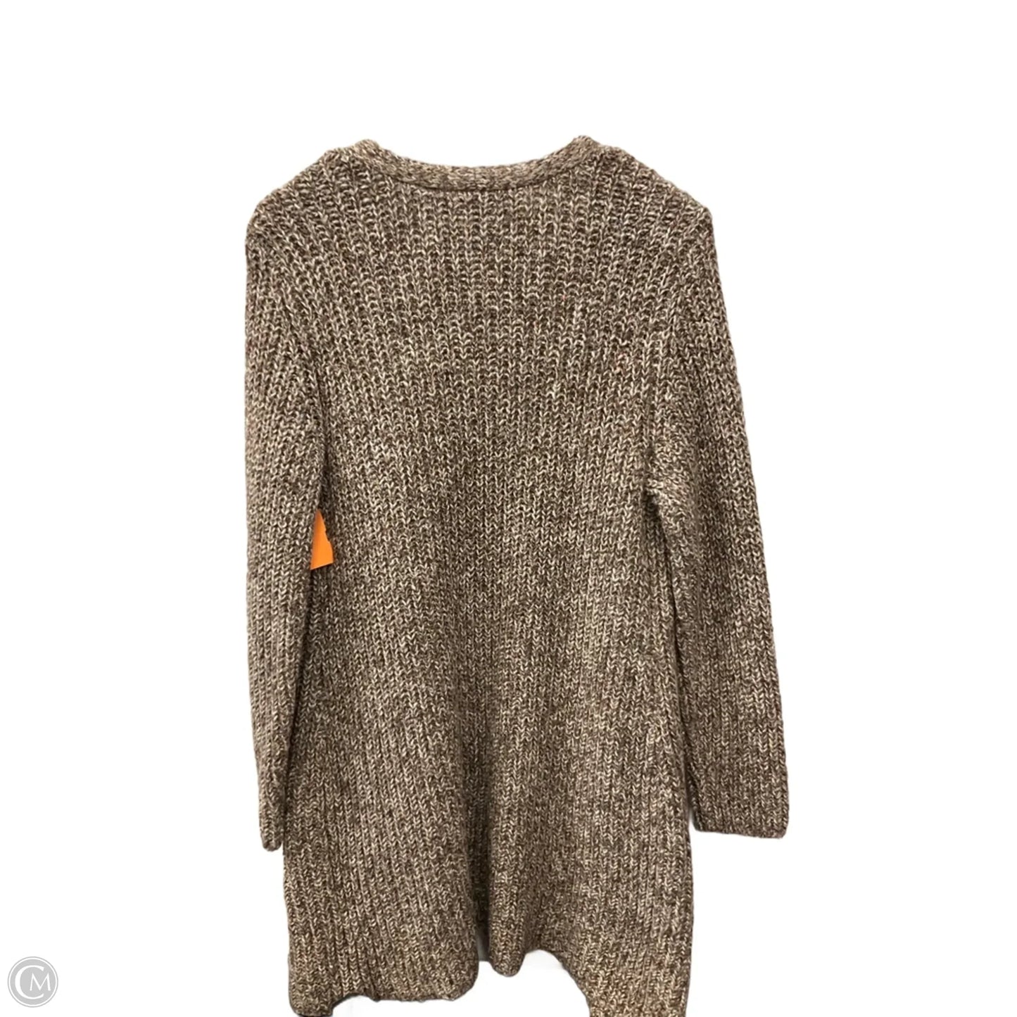 Sweater Cardigan By Christopher And Banks In Brown, Size: L