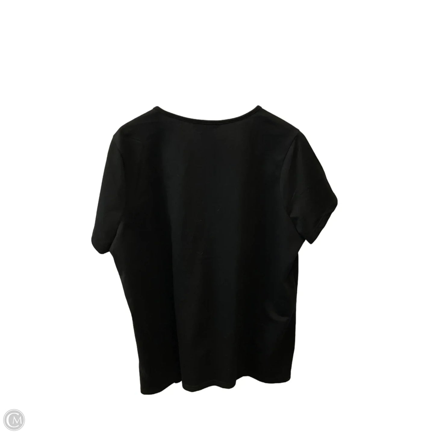 Top Short Sleeve By Forever 21 In Black, Size: 3x