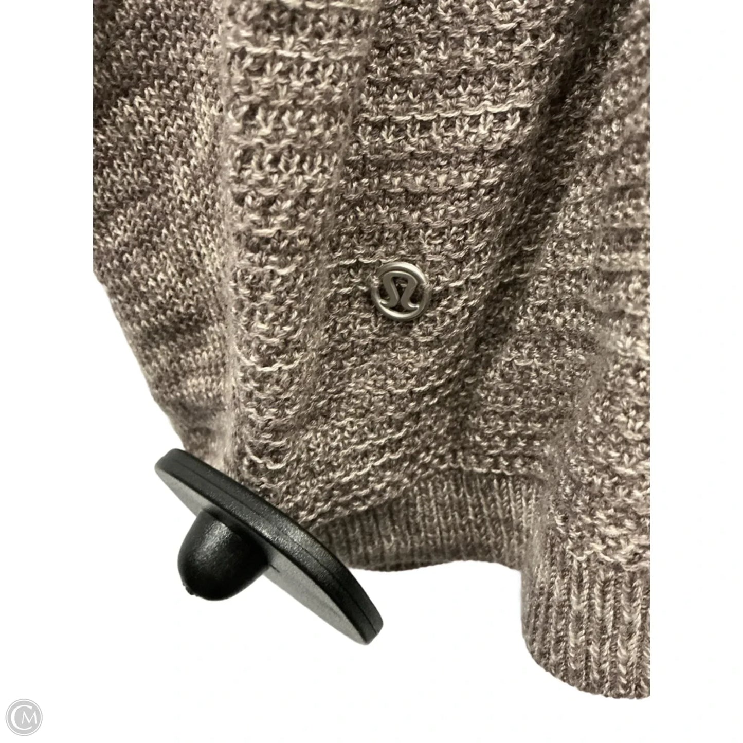 Sweater Cardigan By Lululemon In Tan, Size: S