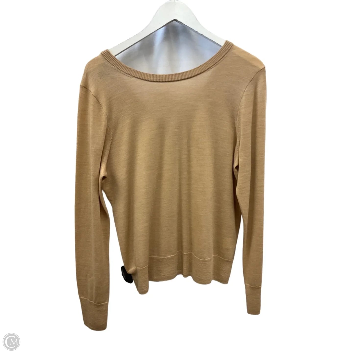 Top Long Sleeve By J. Crew In Tan, Size: L
