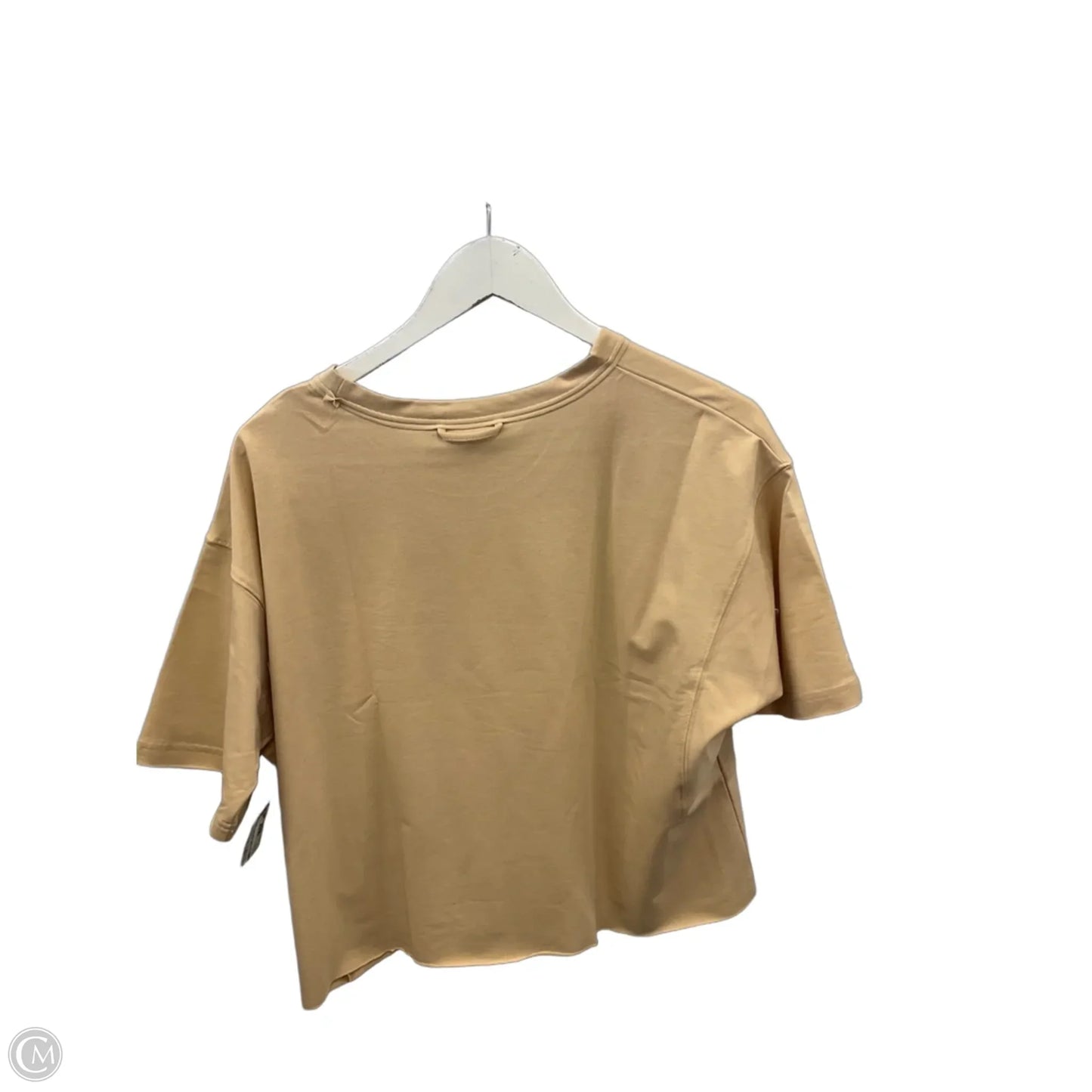 Top Short Sleeve By Clothes Mentor In Gold, Size: S