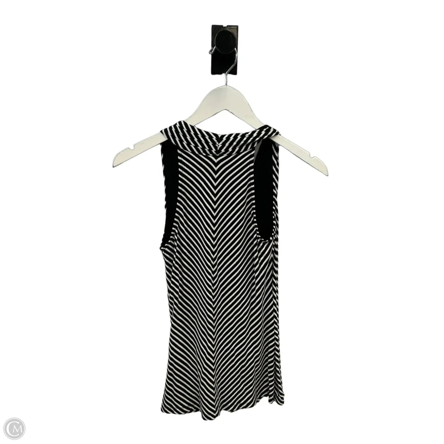 Top Sleeveless By Inc In Black & White, Size: S
