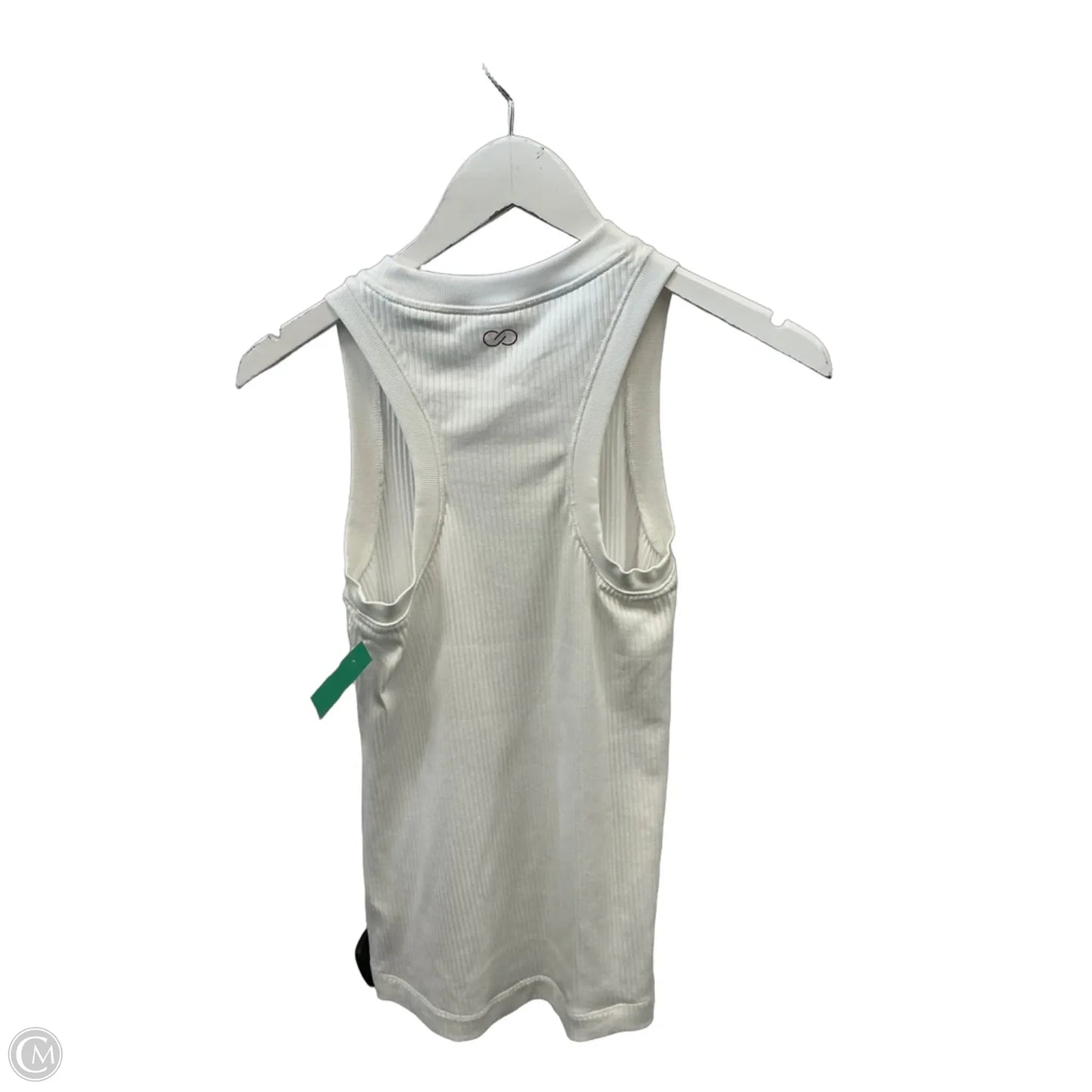 Athletic Top Short Sleeve By Calia In White, Size: S