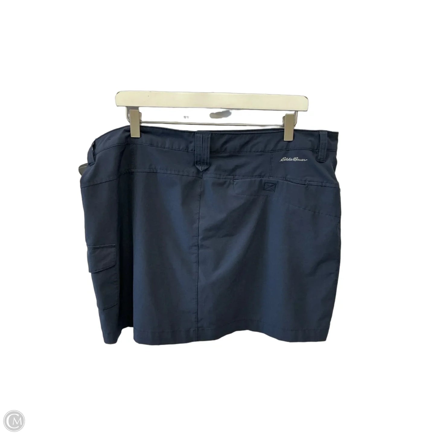 Athletic Skort By Eddie Bauer In Navy, Size: 1x