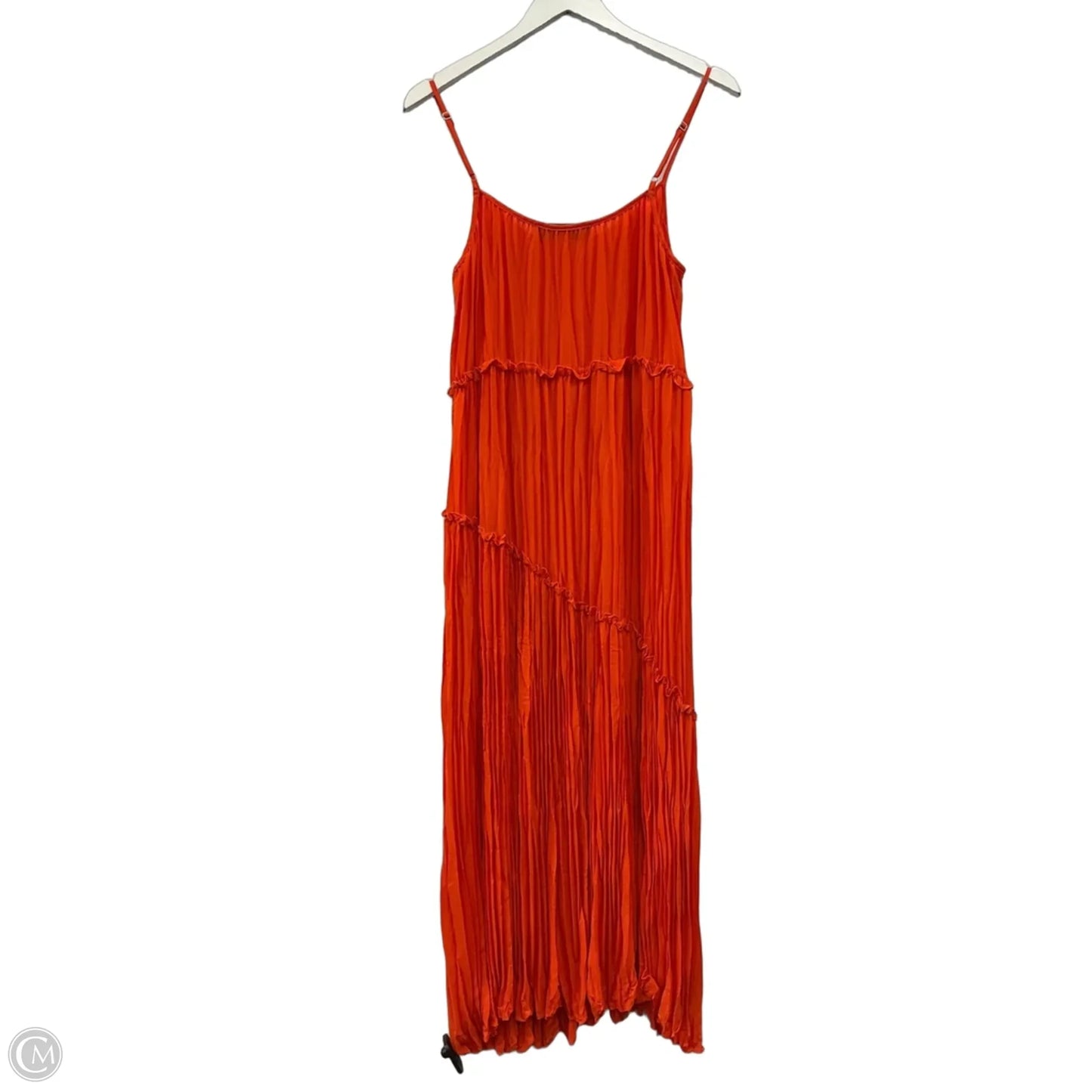 Dress Casual Midi By Emma And Michele In Orange, Size: M
