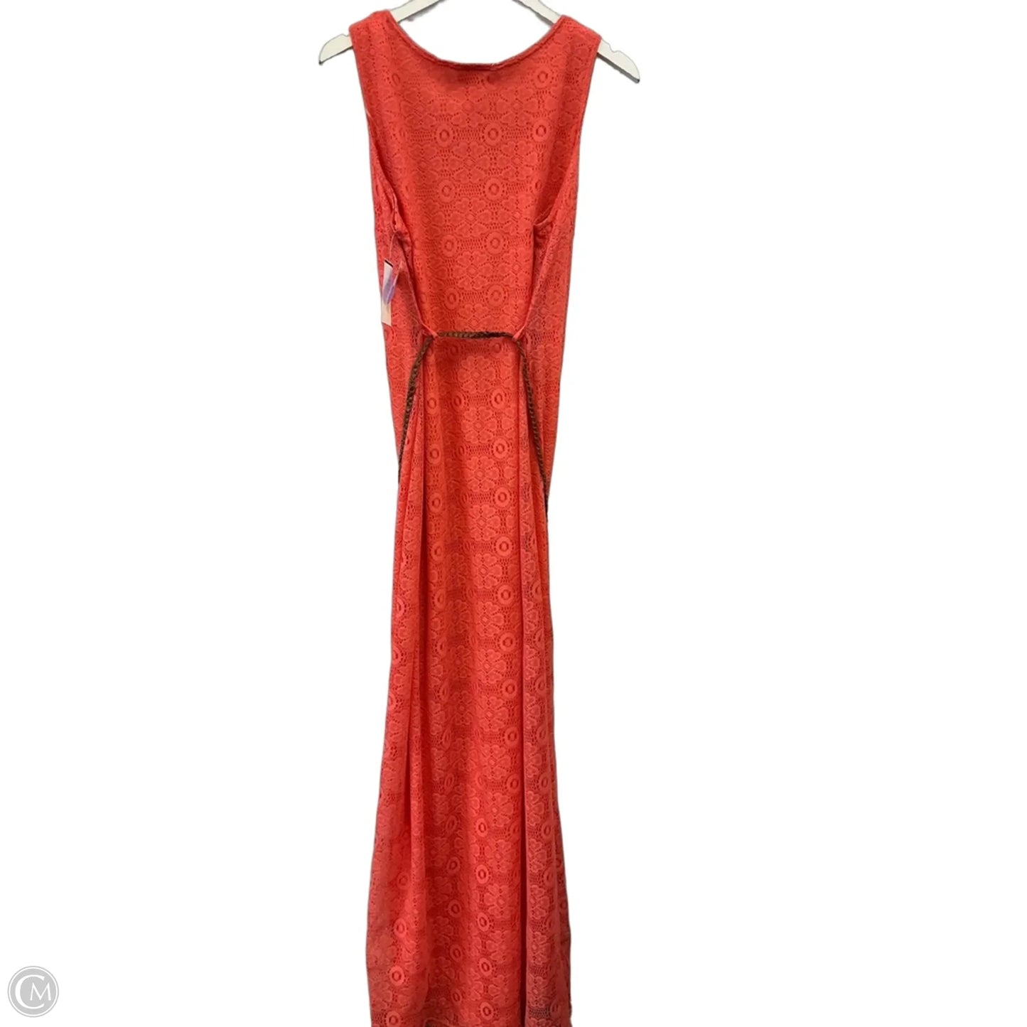 Dress Casual Maxi By Allison Brittney In Coral, Size: Xl