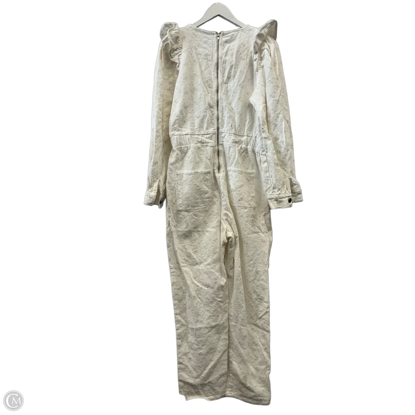 Jumpsuit By En Saison In Cream, Size: L