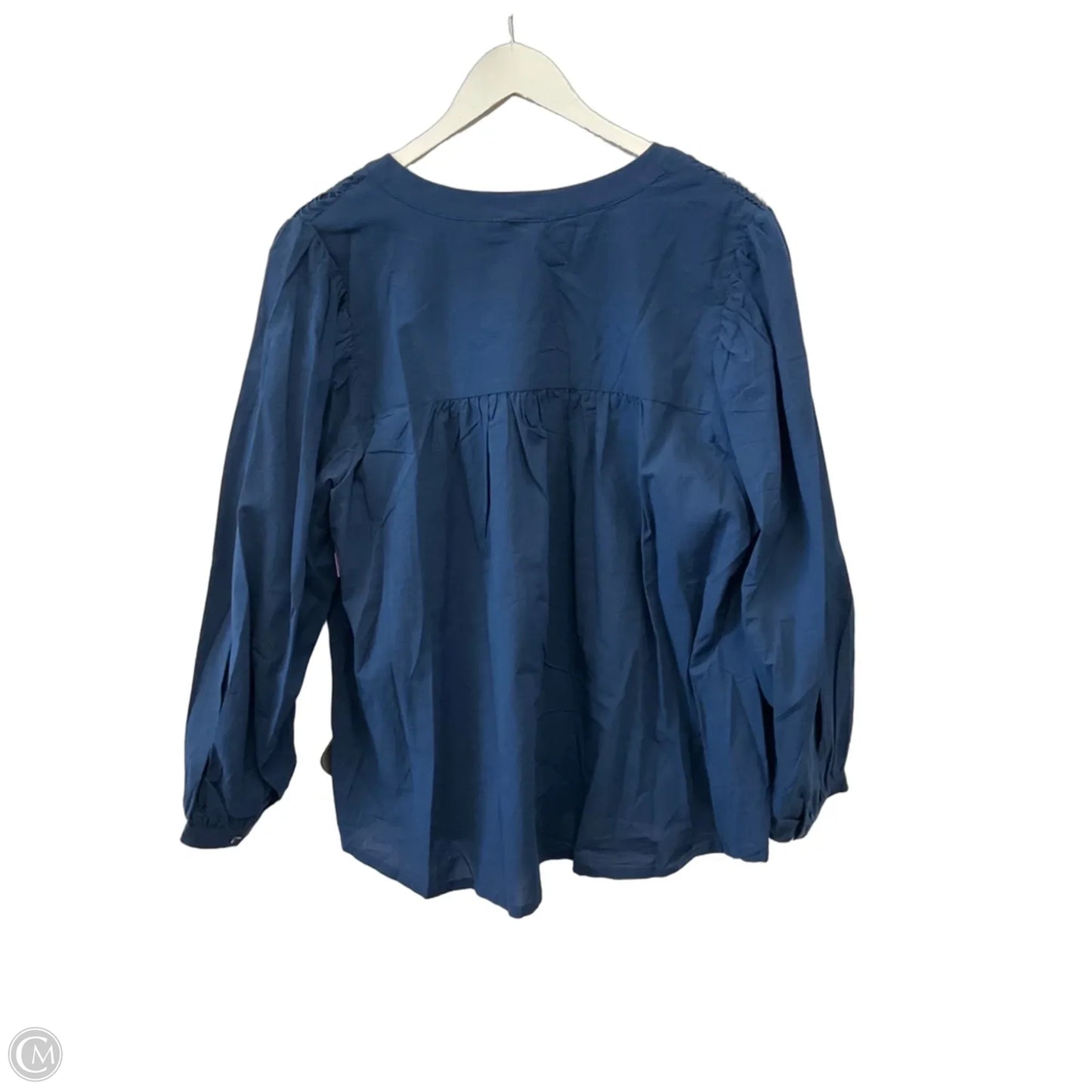 Top Long Sleeve By Calypso St Barth In Navy, Size: 3x