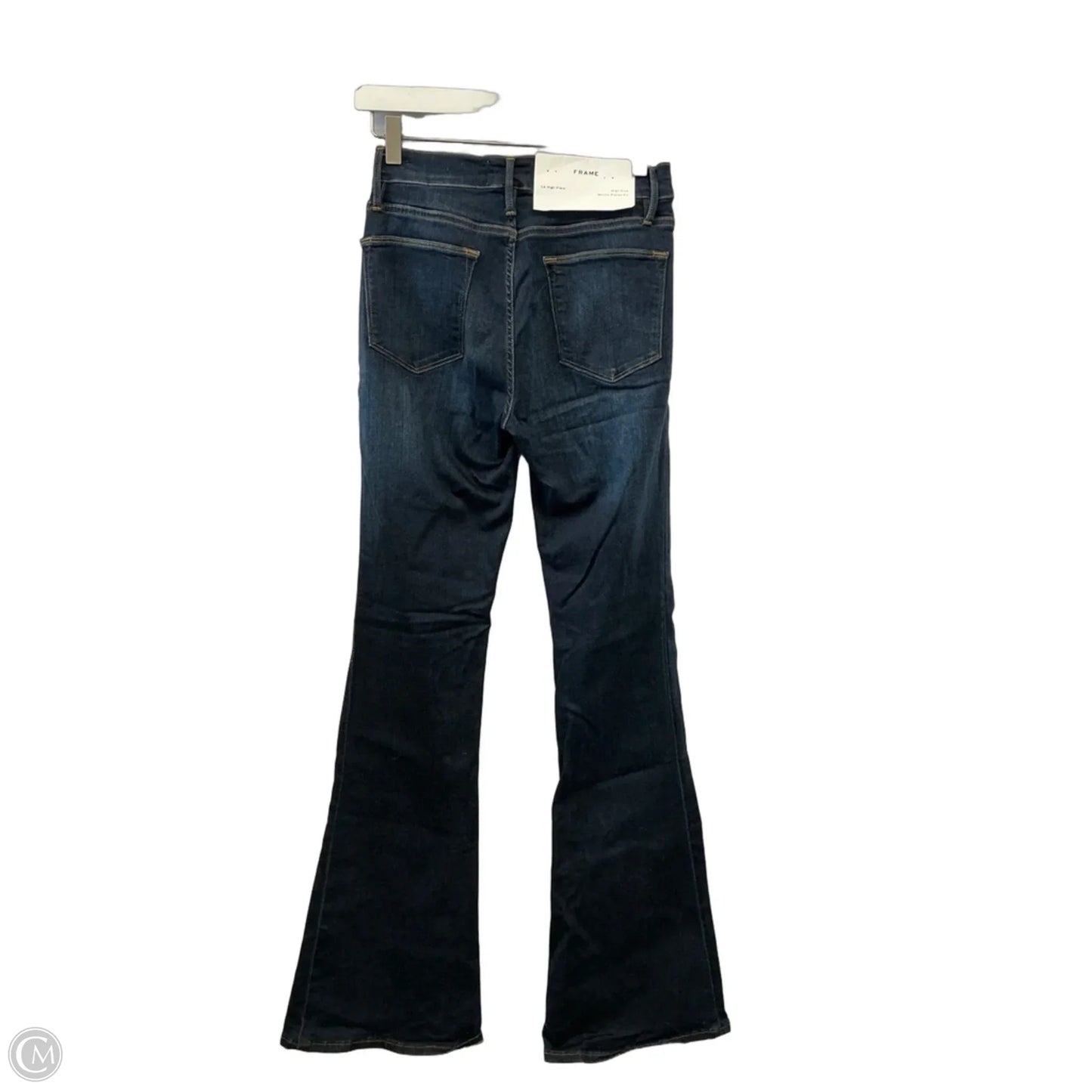 Jeans Flared By Frame In Blue Denim, Size: 6