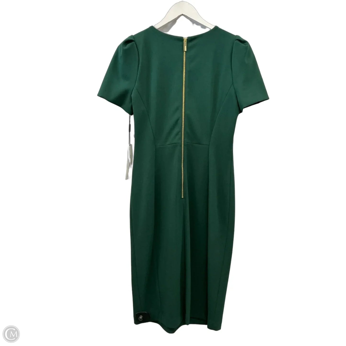 Dress Party Midi By Calvin Klein In Green, Size: M