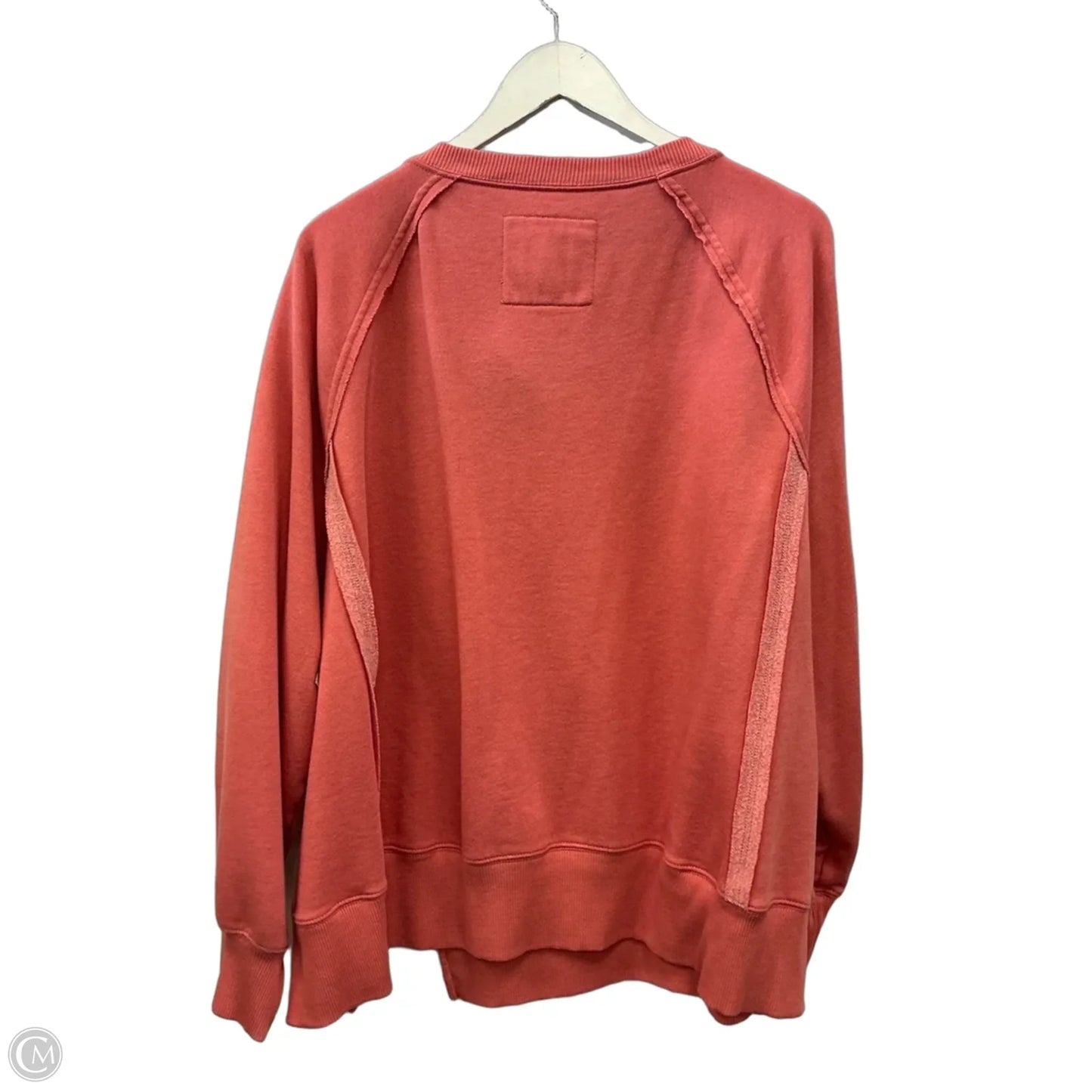 Sweatshirt Crewneck By American Eagle In Coral, Size: L