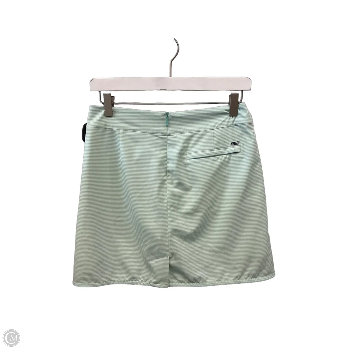 Athletic Skort By Vineyard Vines In Green & White, Size: Xs