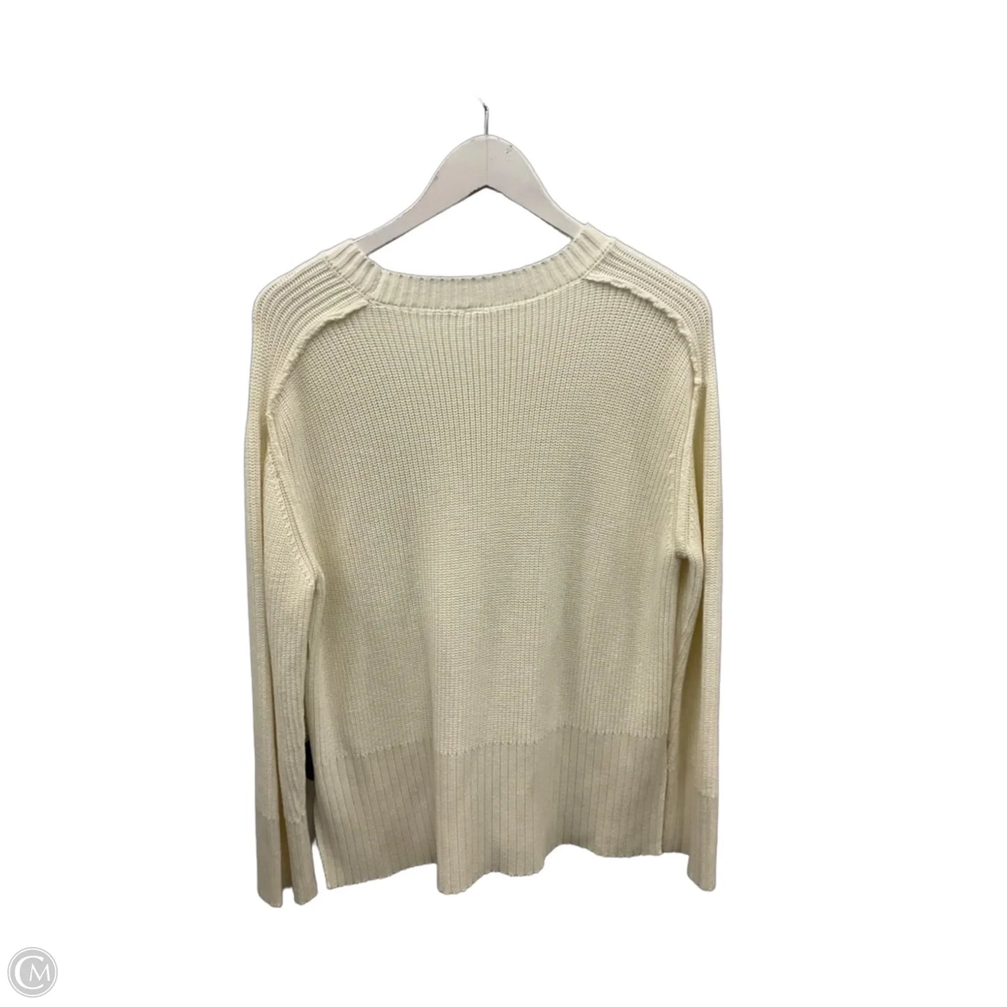 Sweater By Clothes Mentor In Ivory, Size: S