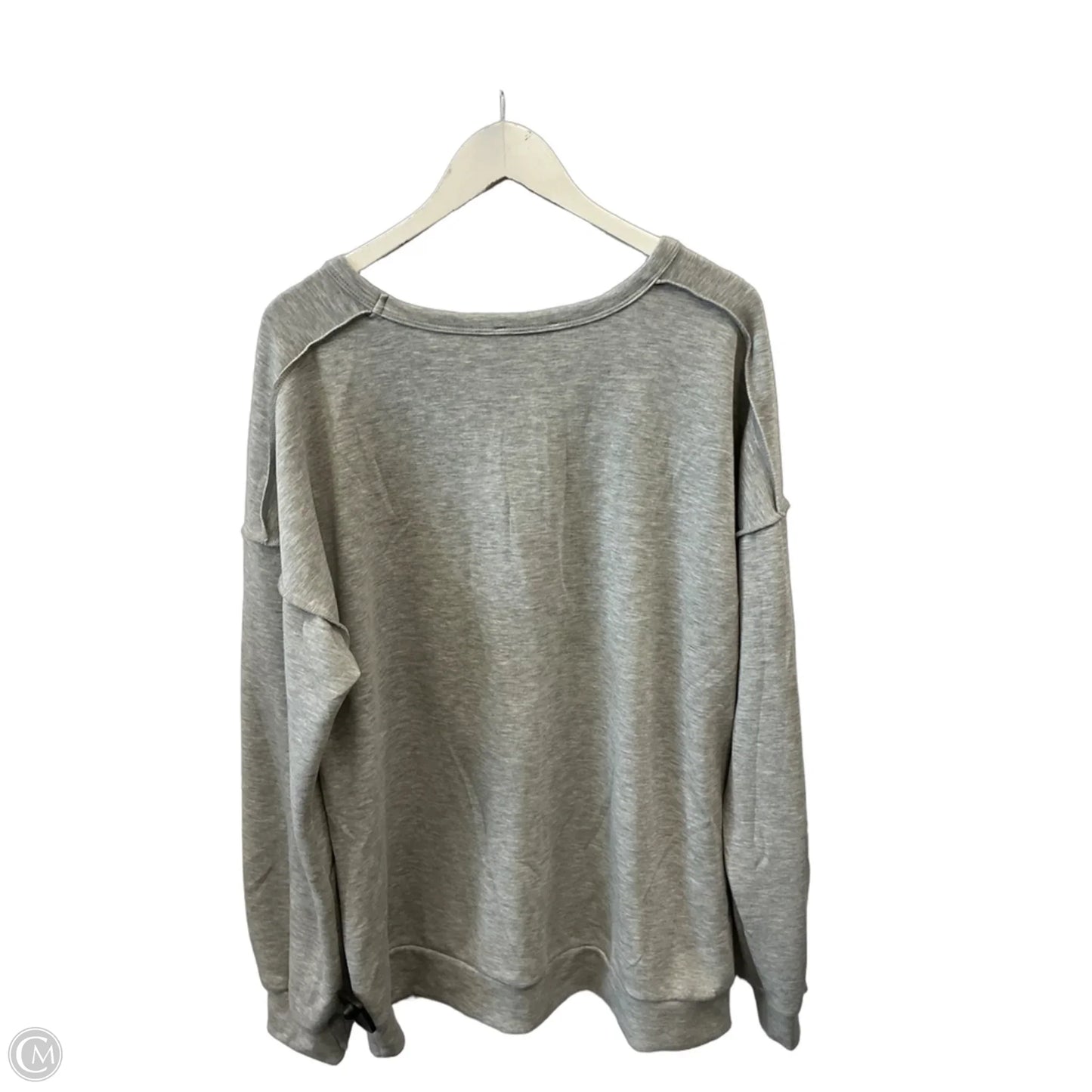 Sweatshirt Crewneck By Heimish Usa In Grey, Size: 3x