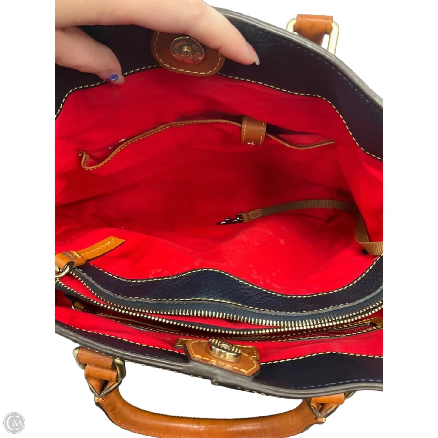 Handbag Designer By Dooney And Bourke, Size: Large