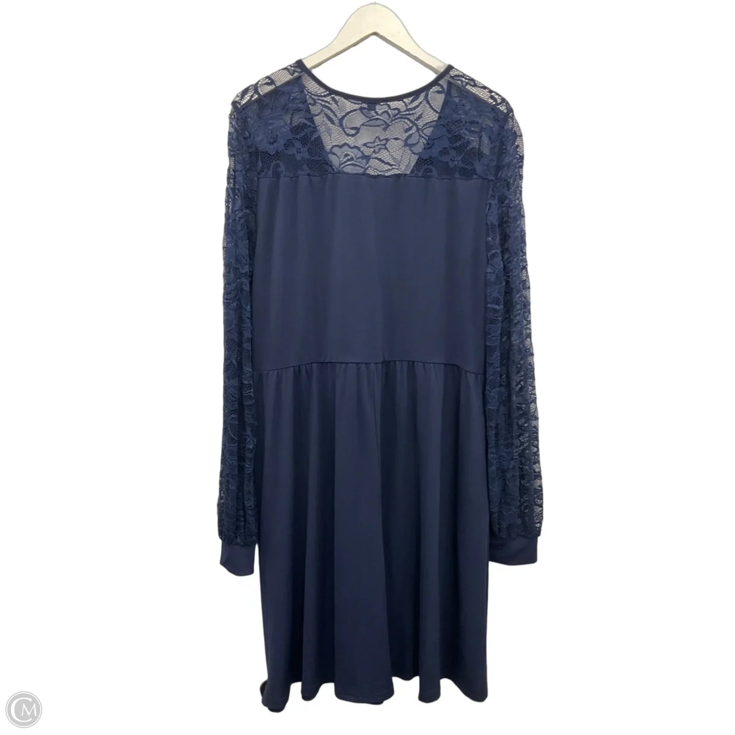 Dress Casual Midi By Clothes Mentor In Navy, Size: Xxl