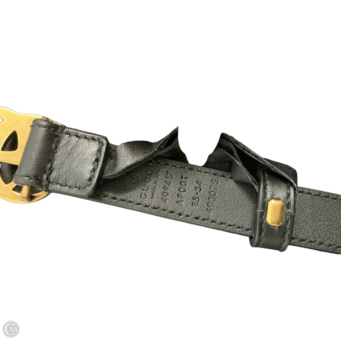 Belt Luxury Designer By Gucci, Size: Medium