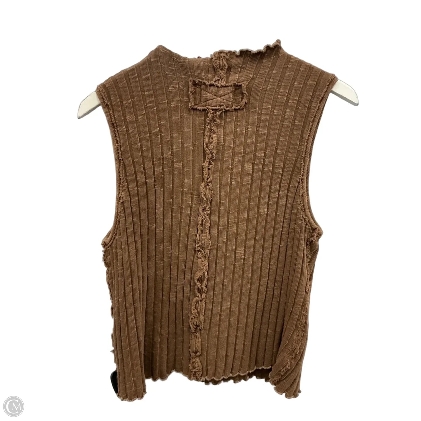 Top Sleeveless By We The Free In Brown, Size: L