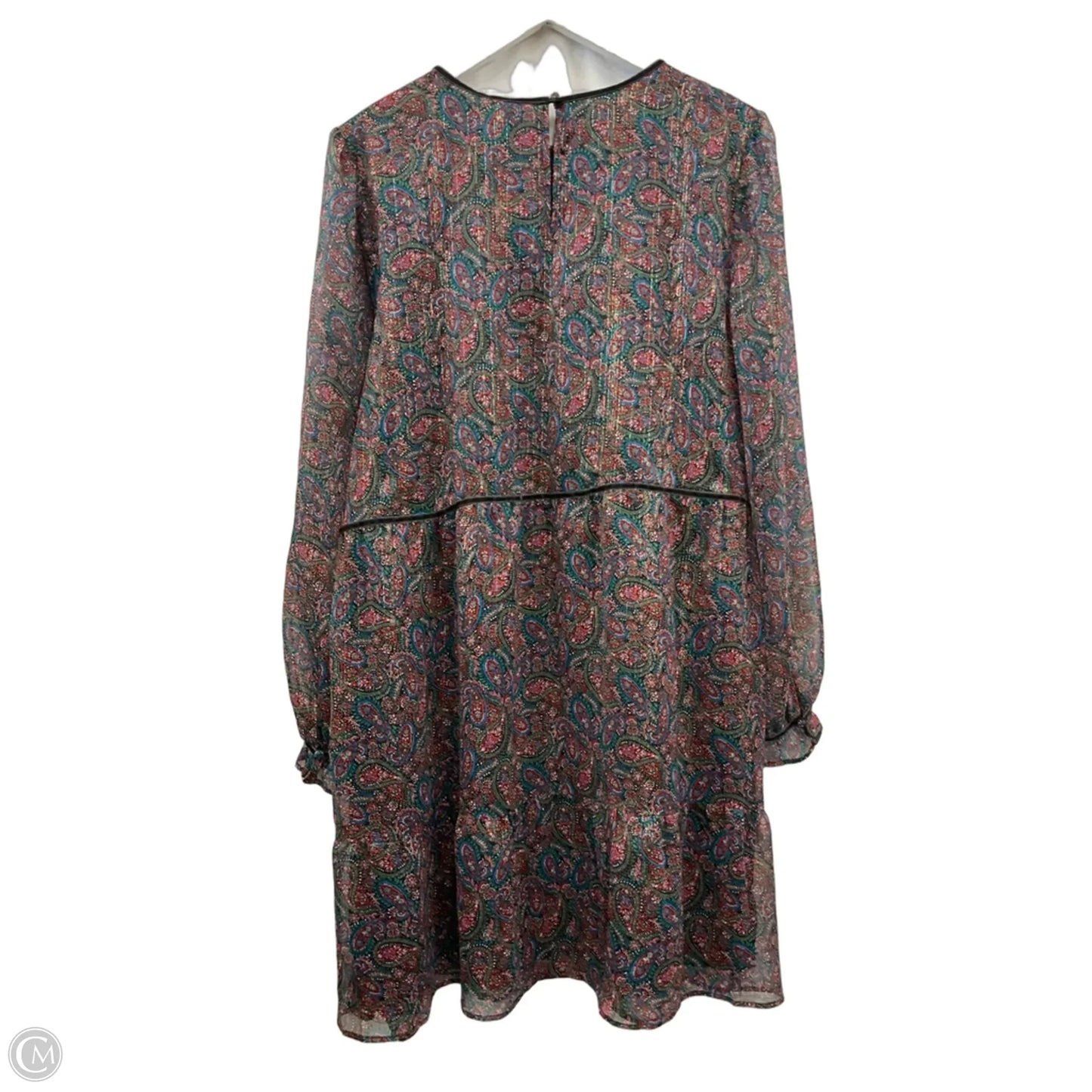 Dress Casual Short By Loft In Paisley Print, Size: Xl