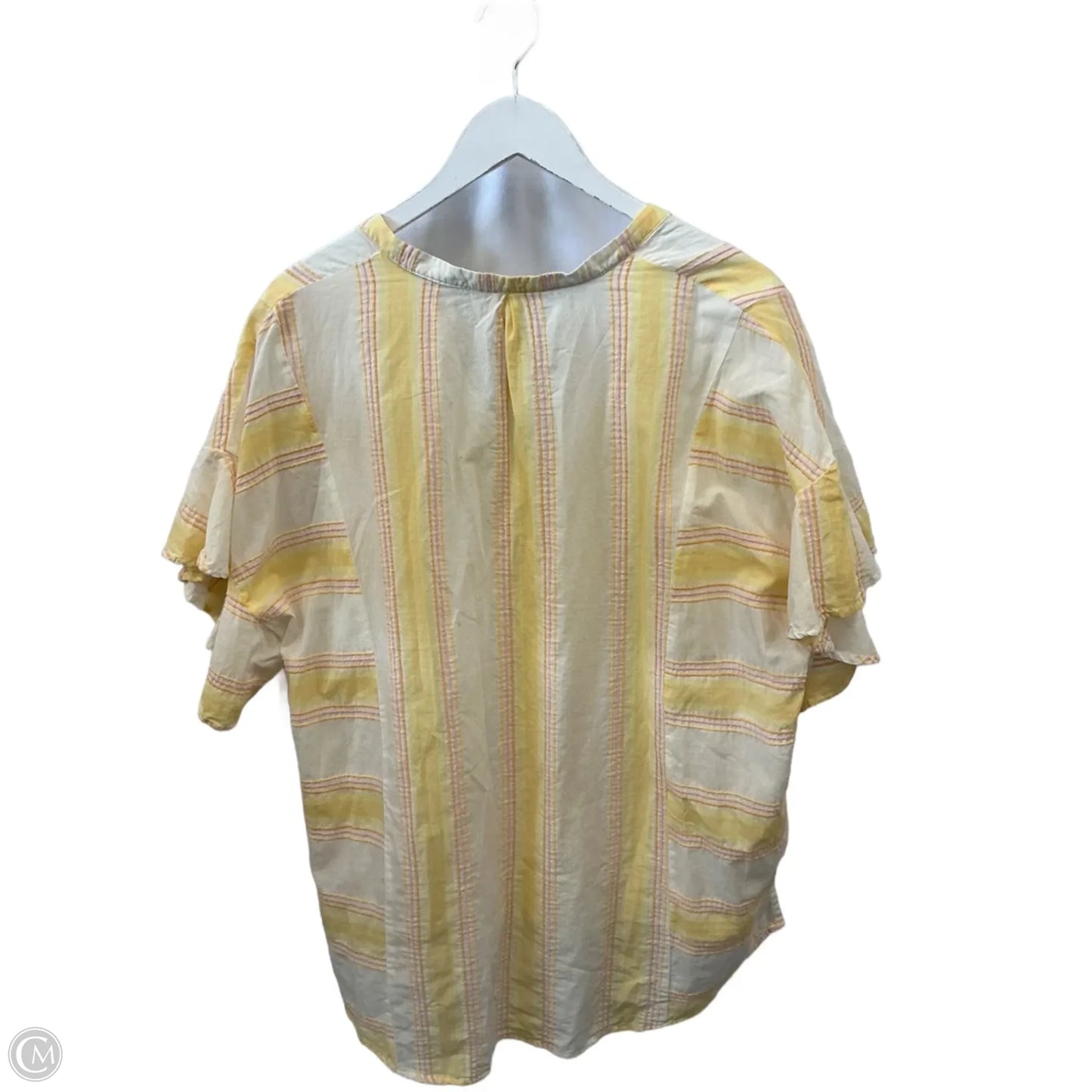 Top Short Sleeve By Matilda Jane In Yellow, Size: Xl