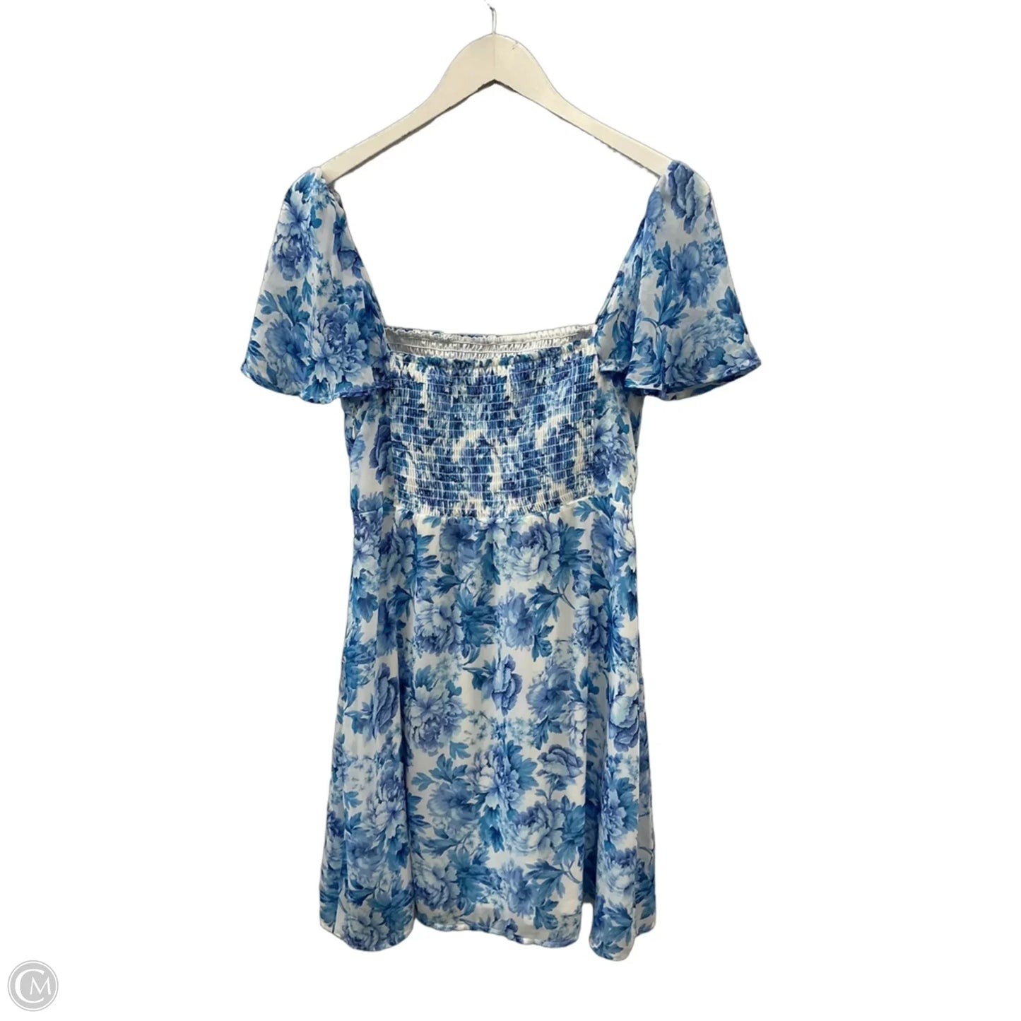 Dress Casual Short By Show Me Your Mumu In Blue, Size: L