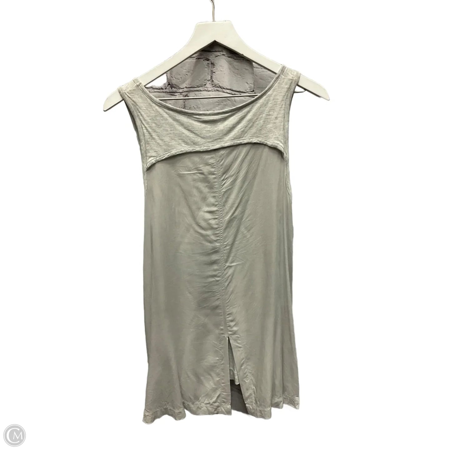 Top Sleeveless By Banana Republic In Grey, Size: S