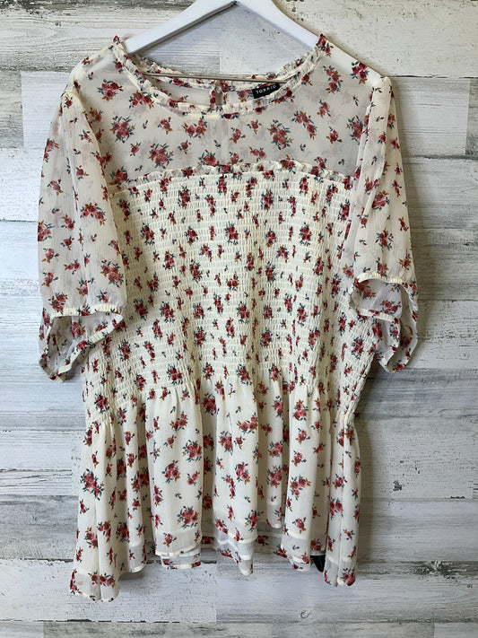 Blouse Short Sleeve By Torrid  Size: 4x