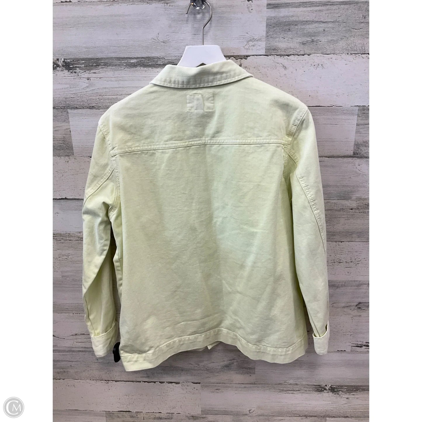 Jacket Denim By Universal Thread In Yellow, Size: M
