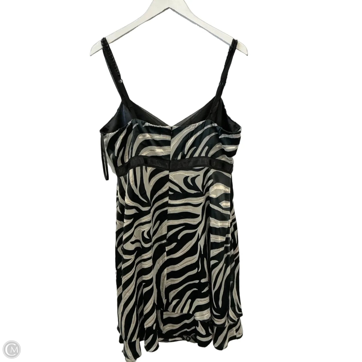 Dress Casual Midi By White House Black Market In Black, Size: L