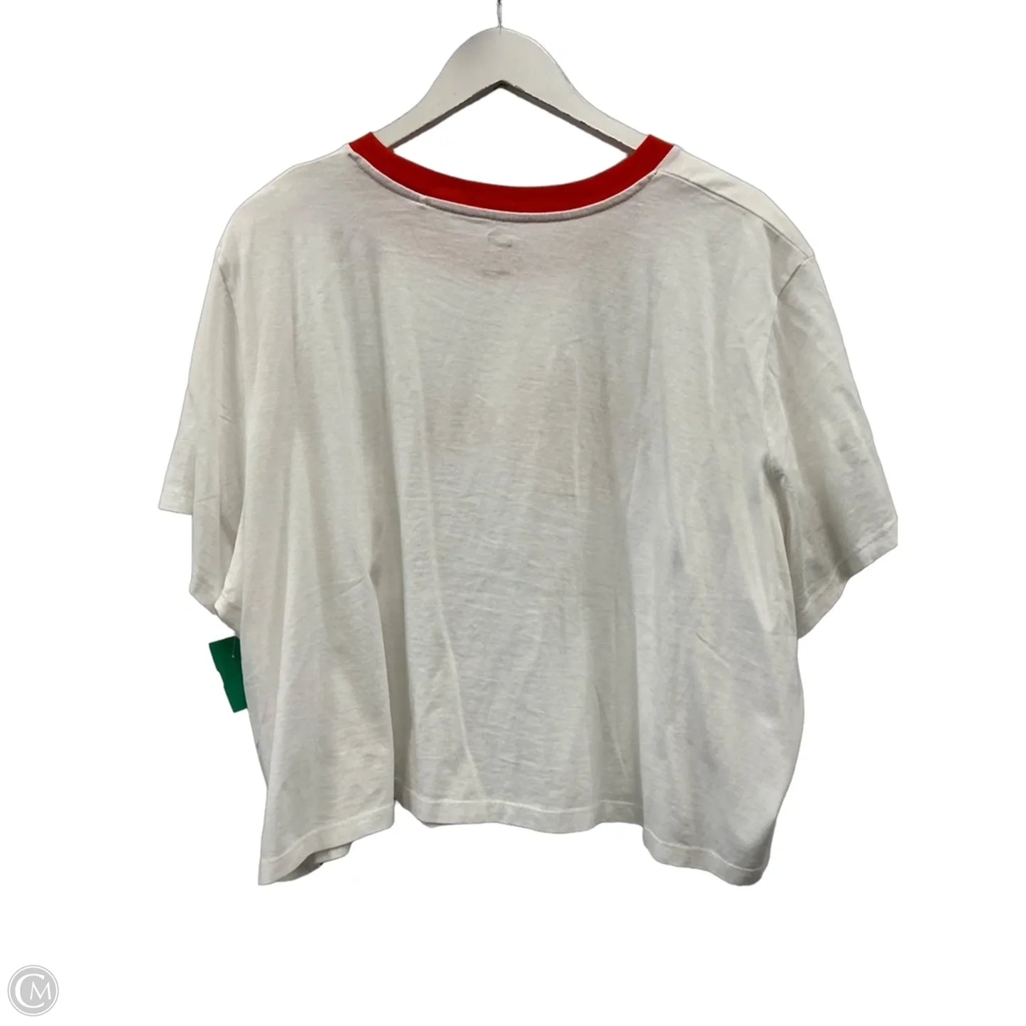 Top Short Sleeve By Levis In White, Size: 3x