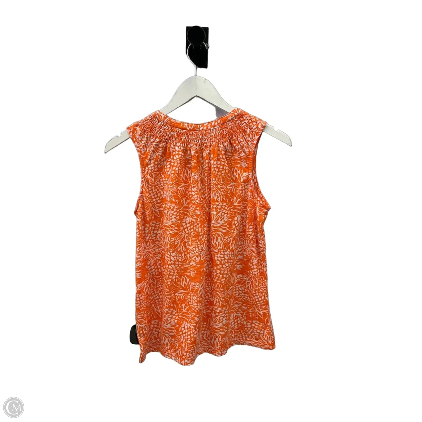 Top Sleeveless By Caribbean Joe In Orange, Size: M